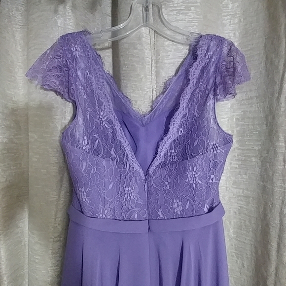 Lavender Maxi Gown Prom Dress - Picture 4 of 8